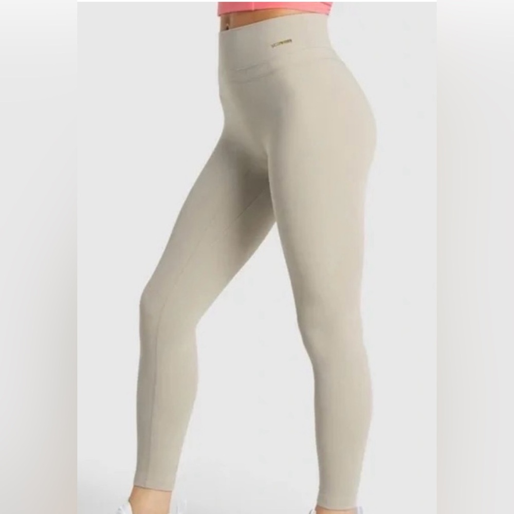 Gymshark x Whitney Simmons High Rise tan leggings NEW XS